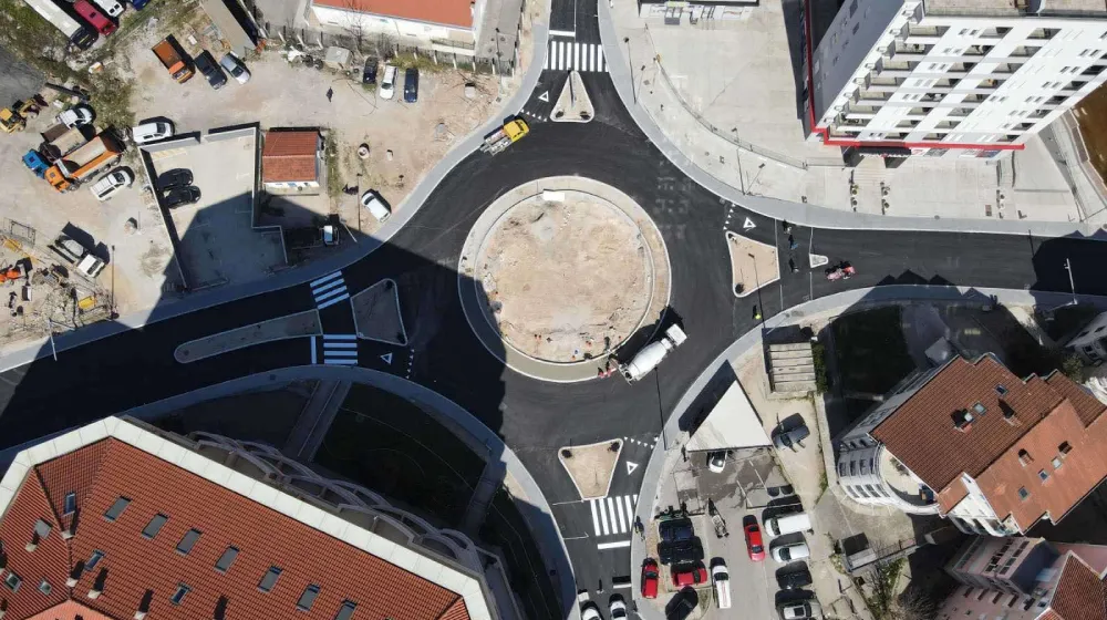 Professional supervision of the construction of the roundabout with fountain in Budva