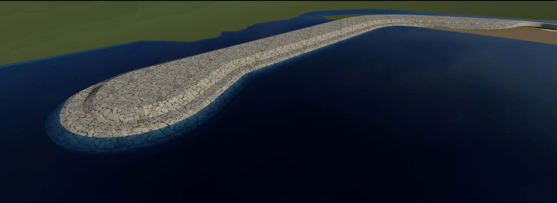 Glavni projekat zaštitnog napera na plaži Jaz-Opštin Budva
