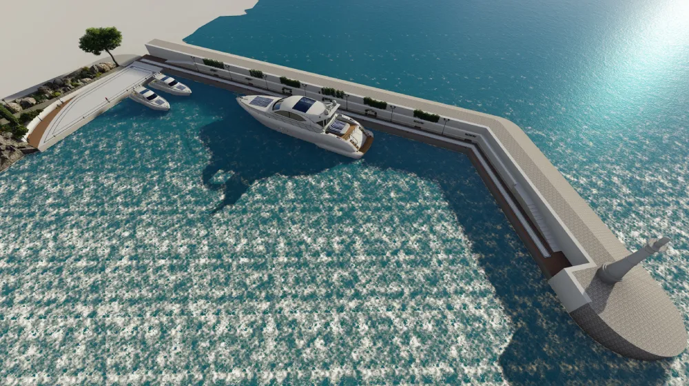 Supervisione tecnica sulla costruzione della spiaggia e dell’approdo a Dobra Luka, Luštica