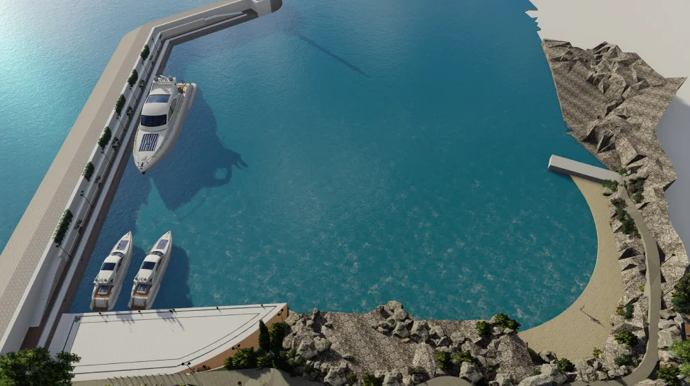 Supervisione tecnica sulla costruzione della spiaggia e dell’approdo a Dobra Luka, Luštica