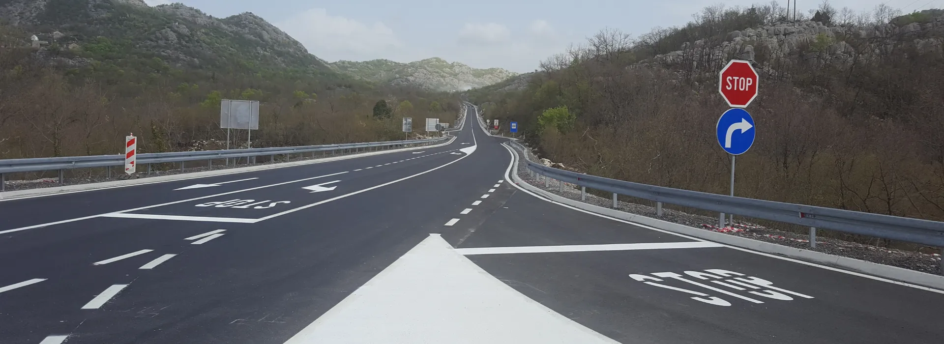 Геотехнические проекты и консалтинг | GPC Подгорица | Профессиональный контроль работ по реконструкции магистральной дороги M-2 Podgorica - Cetinje – Budva, участок Meterizi – Ulići, L = 6,5 км.